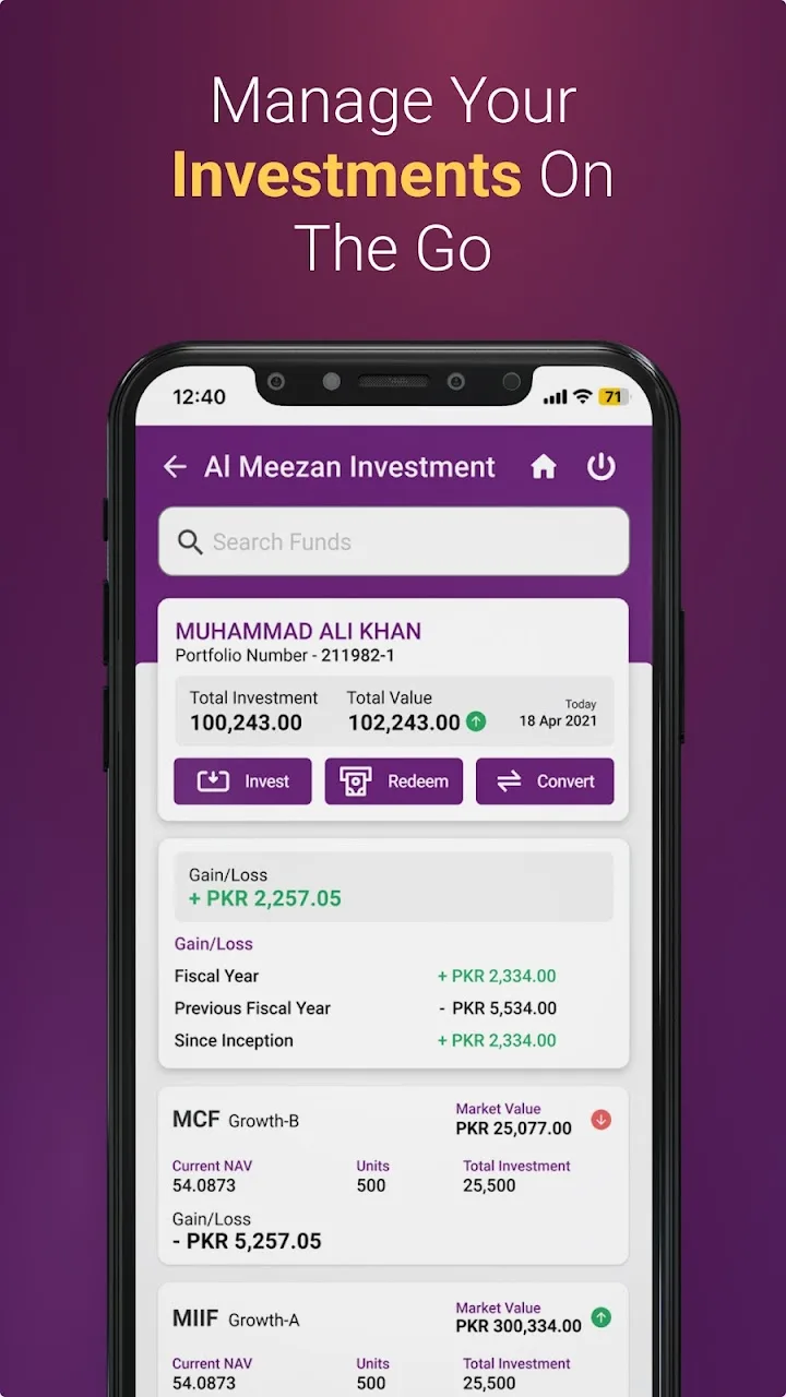 Meezan Bank investment portfolio overview